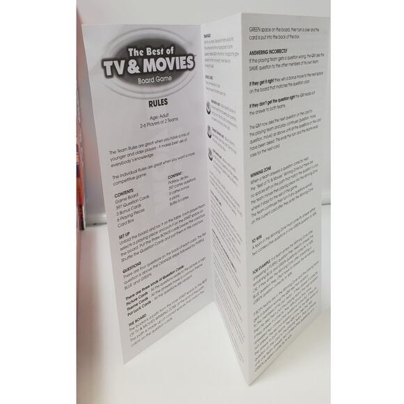 The Best of TV & Movies Board Game (2014) 100% COMPLETE - Picture 5 of 8